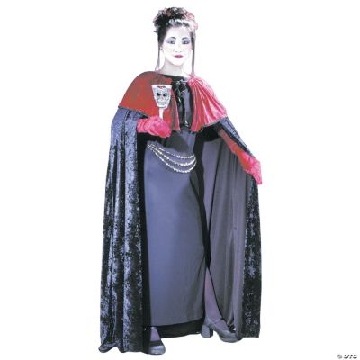 Cape Diamond Velvet Black & Burgundy