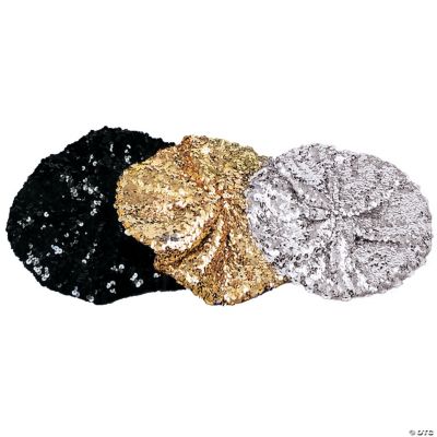 Beret Sequin Silver
