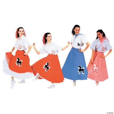 Poodle Skirt Black Adult Women’s Costume