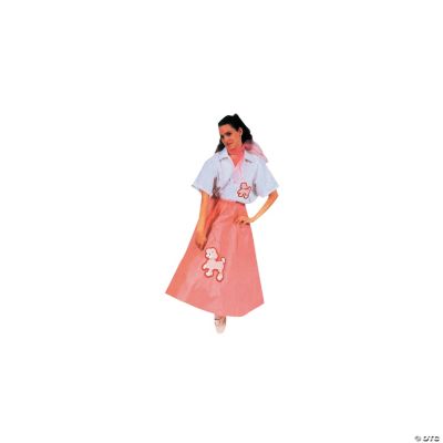 Poodle Skirt Pink Adult Women’s Costume