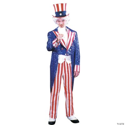 Uncle Sam Sequin Deluxe Adult Men’s Costume
