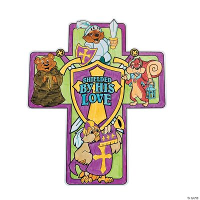 Color Your Own “Mighty Kingdom” Cross Cutouts