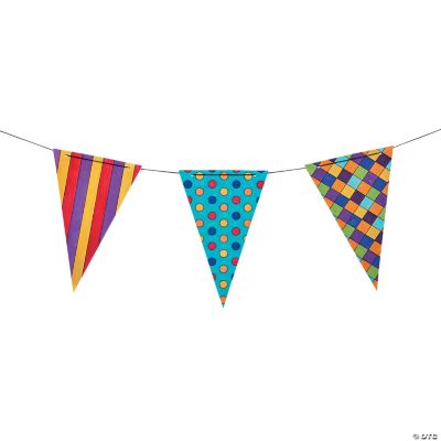 Color Your Own Pennant Banners