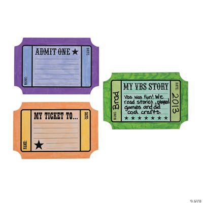 Color Your Own Tickets