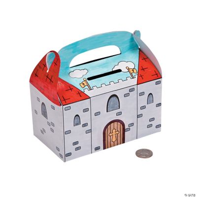 Color Your Own “Mighty Kingdom” Castle Offering Boxes