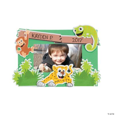 “Jungle Journey” Photo Frame Magnet Craft Kit