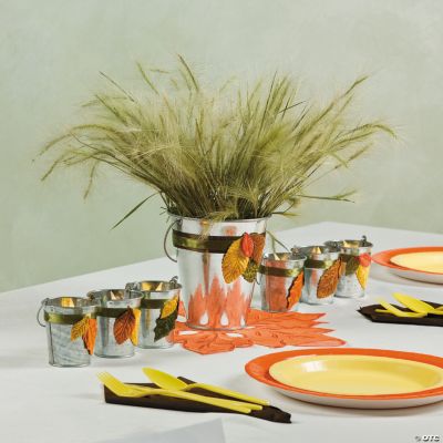 Fall Bucket Centerpiece Grouping