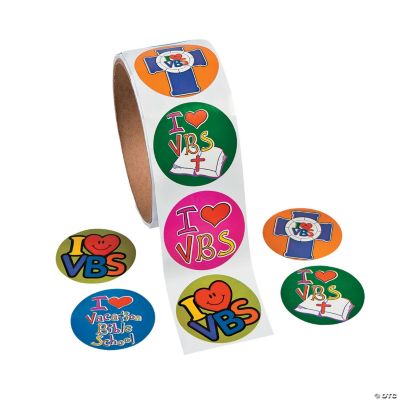 “I Love VBS” Roll Stickers