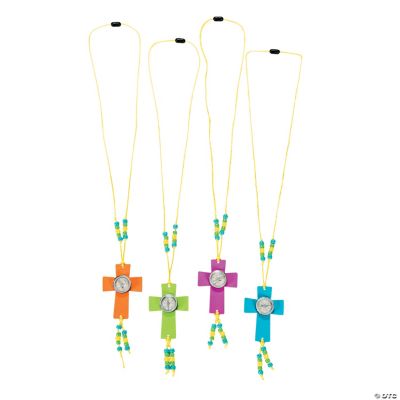 Compass Cross Necklace Craft Kit