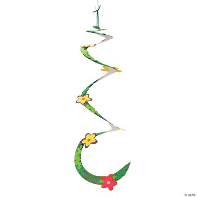 Paper Plate Hanging Spiral Jungle Vine Craft Kit
