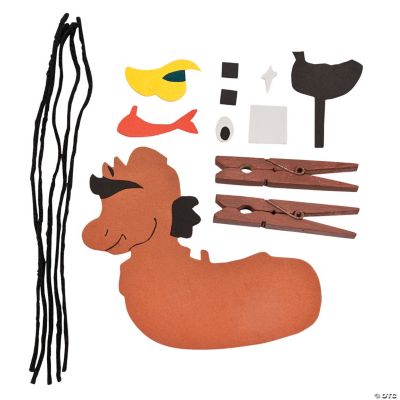 Clothespin Horse Craft Kit Oriental Trading