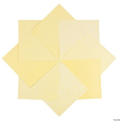 Monochromatic Yellow Paper Pack