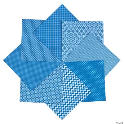 Monochromatic Blue Paper Pack