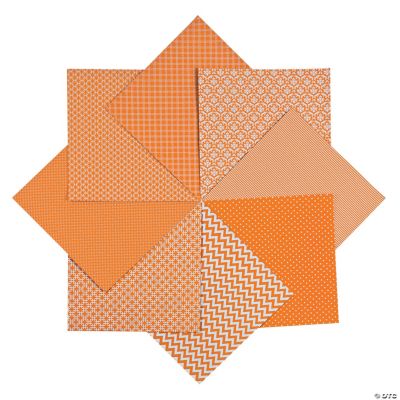 Monochromatic Orange Paper Pack