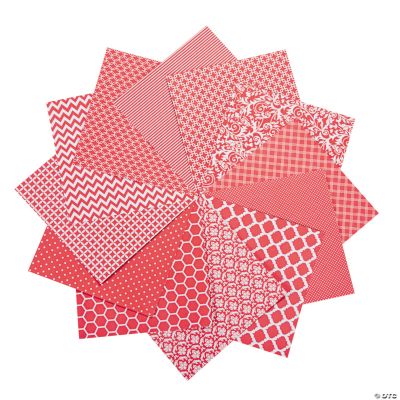 Red Monochromatic Paper Packs