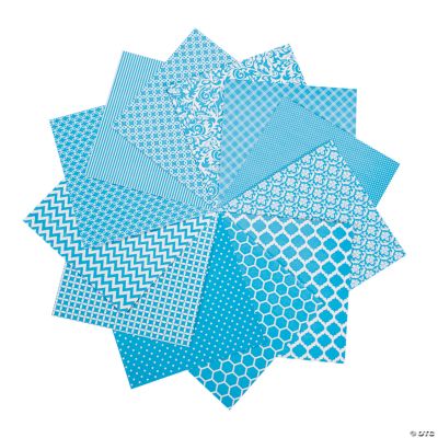 Turquoise Monochromatic Paper Pack