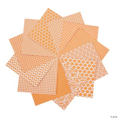 Orange Monochromatic Paper Pack