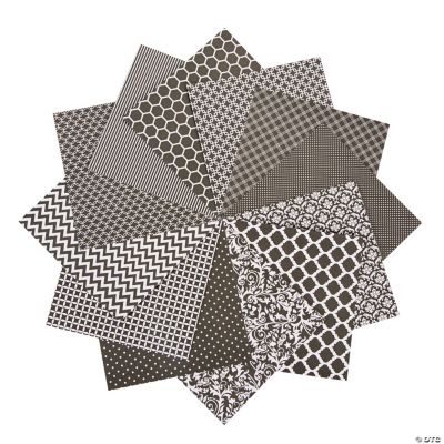 Black Monochromatic Paper Pack