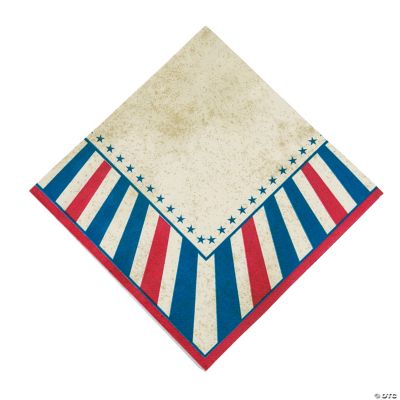 Vintage Patriotic Luncheon Napkins