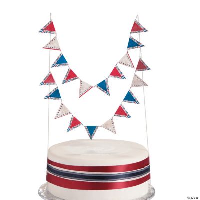 Vintage Patriotic Cake Bunting