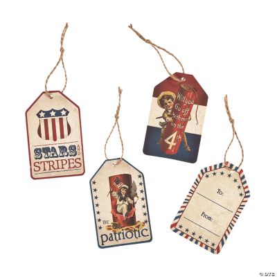 Vintage Patriotic Favor Tags