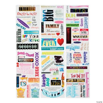 Everyday Phrase Stickers
