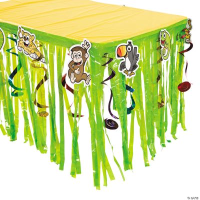 “Jungle Journey” Table Skirt With Cutouts