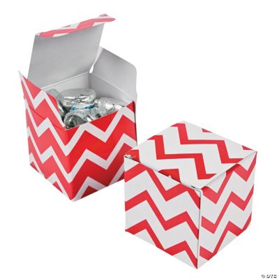 Red Chevron Gift Boxes