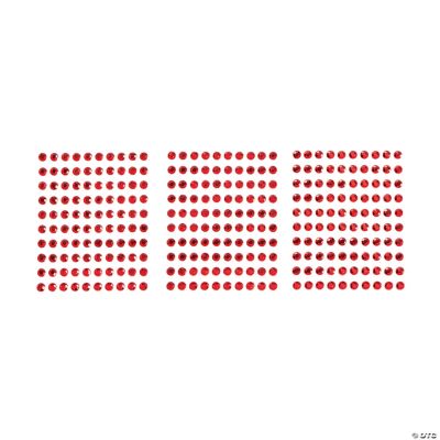 Self-Adhesive Red Jewels