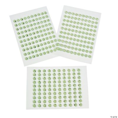 Green Adhesive Jewels