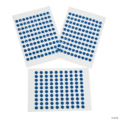 Blue Adhesive Jewels