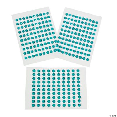Turquoise Adhesive Jewels