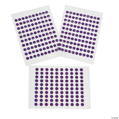 Purple Adhesive Jewels