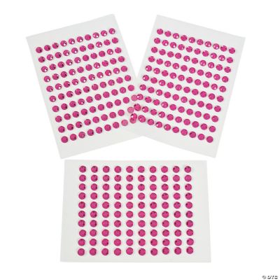 Hot Pink Adhesive Jewels