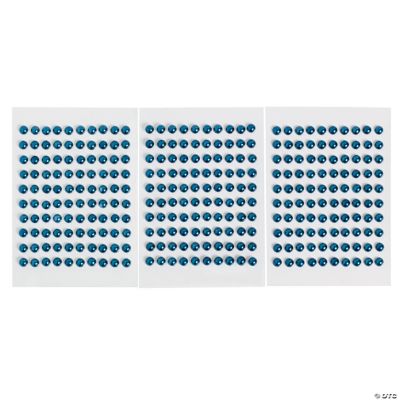 Monochromatic Blue Self-Adhesive Pearls