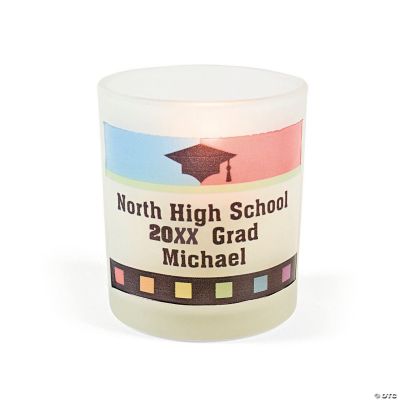 Personalized Graduation Votive Holders