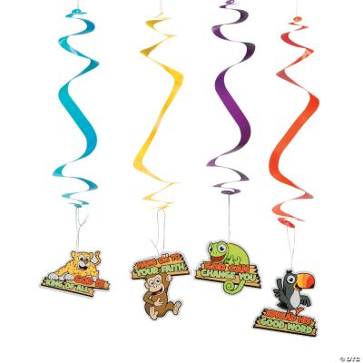 “Jungle Journey” Dangling Swirls