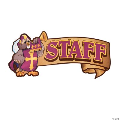 “Mighty Kingdom” “Staff” Iron-On Transfers