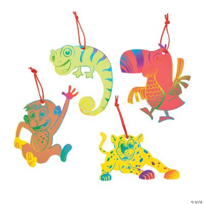 Magic Color Scratch “Jungle Journey” Ornaments