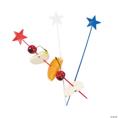 Patriotic Fruit Kabob Sticks