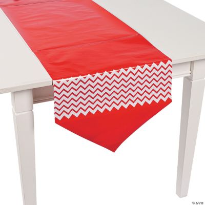 Red Chevron Table Runner