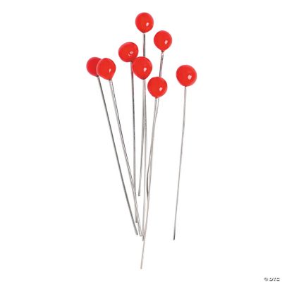 Red Lampwork Headpins