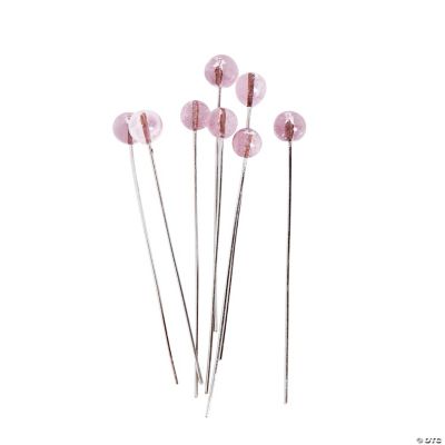 Pink Lampwork Headpins