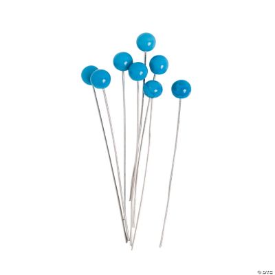 Teal Lampwork Headpins