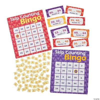 Skip Counting 2, 5, 10 Bingo