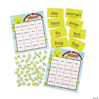 Singular & Plural Bingo
