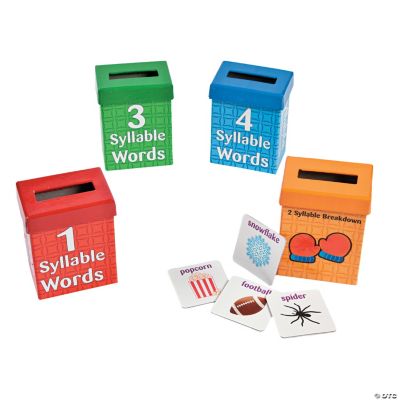 Syllable Sorting Boxes