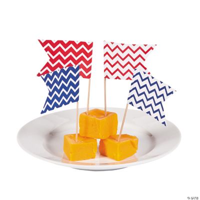Red & Blue Chevron Picks