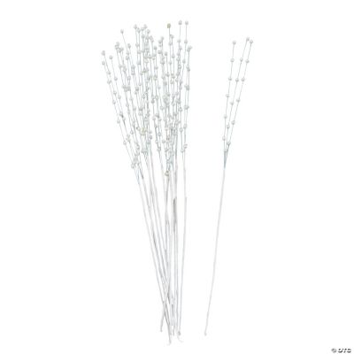 Ivory Pearlized Decorative Sprays