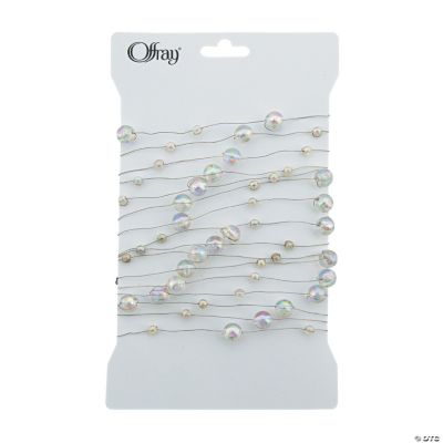 Iridescent Decorative Strings Of Beads